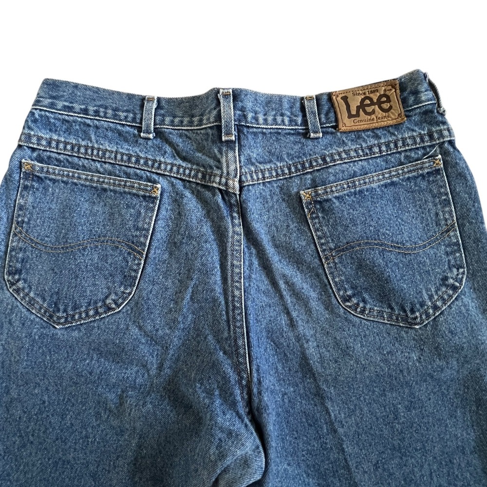 Vtg Lee Riders Genuine Denim Jeans 90's Mens 36x34 Blue USA Relaxed Fit **READ** - Picture 4 of 14